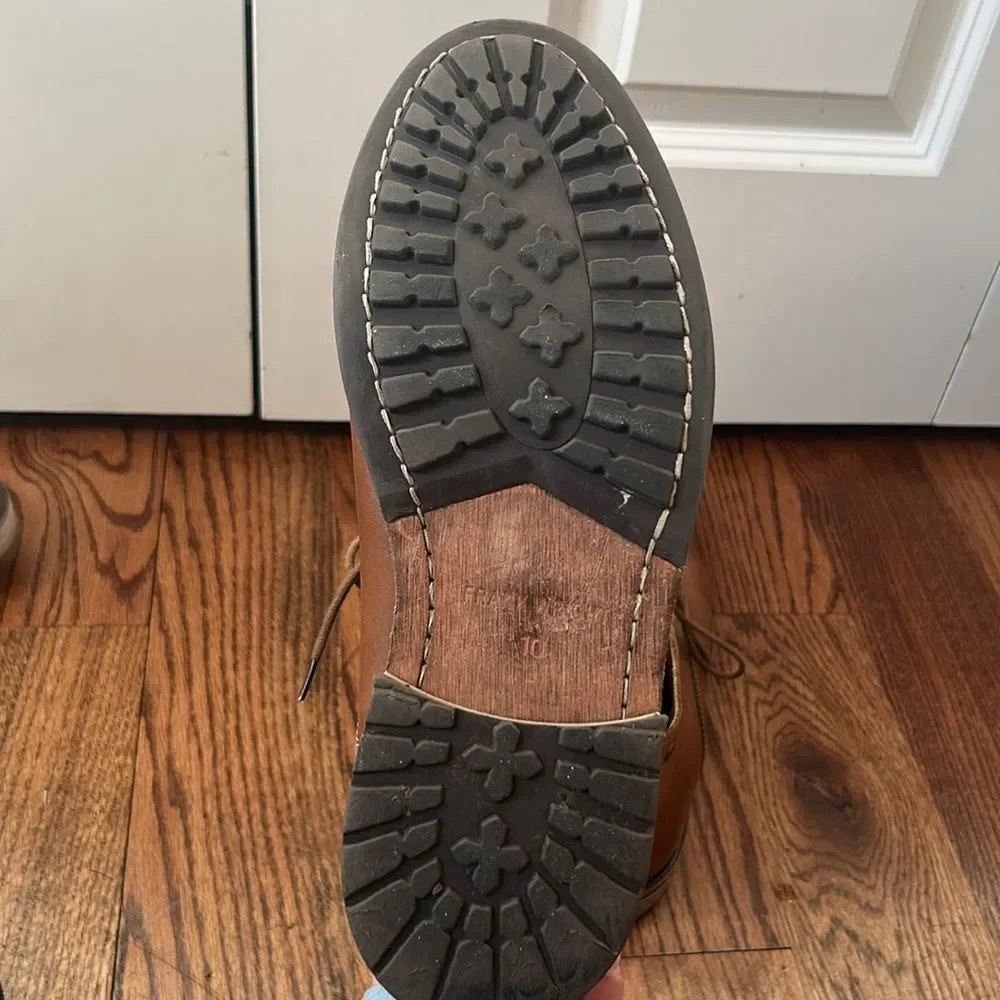 Frank Wright Leather Boots Size 10